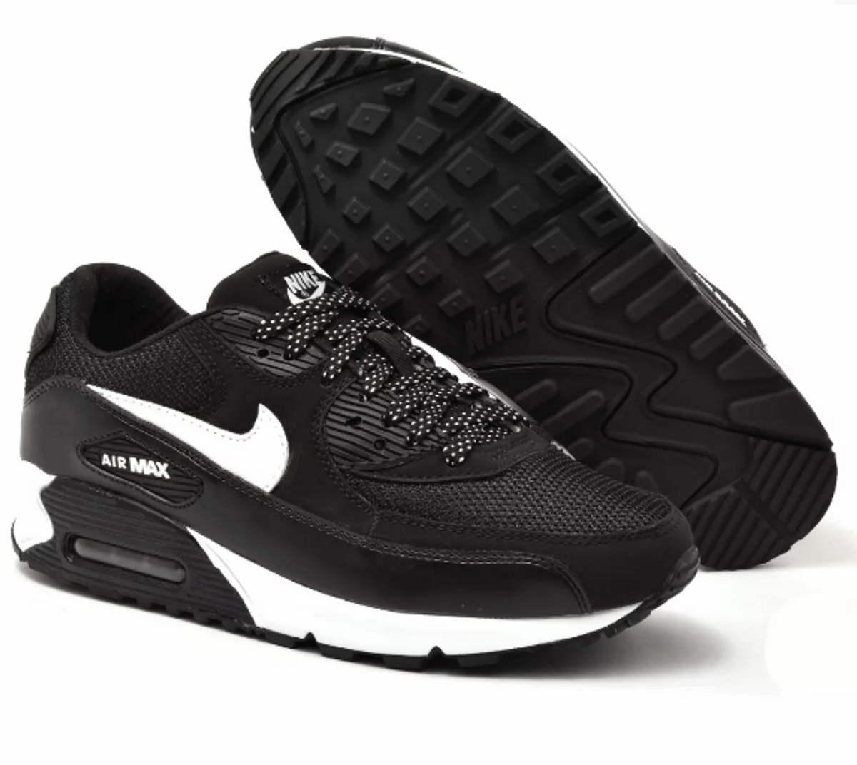 nike air max preto branco