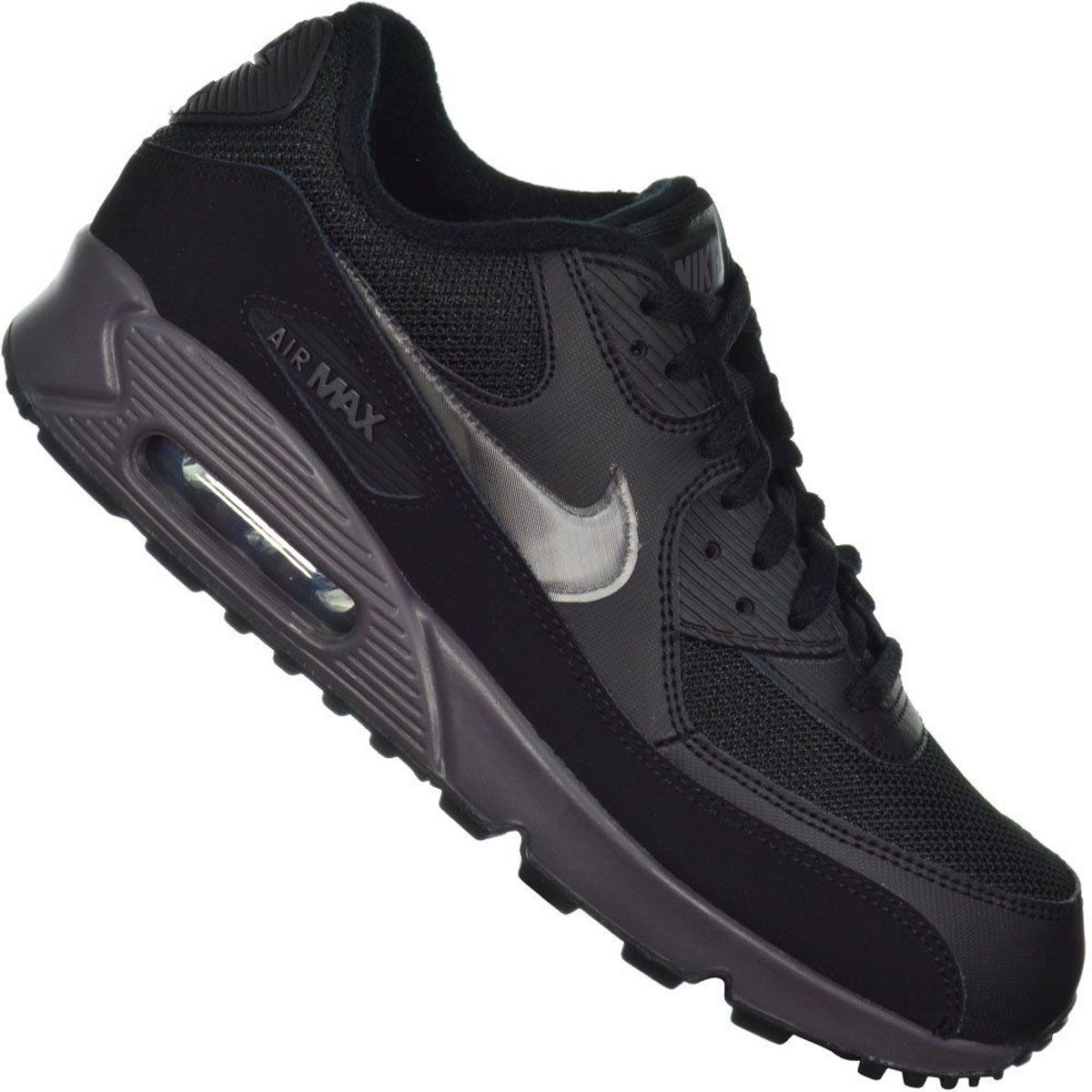 Tênis Nike Air Max Preto preto Bonito e Barato Tamanho Tênis Masculino Nike Nunca Usado