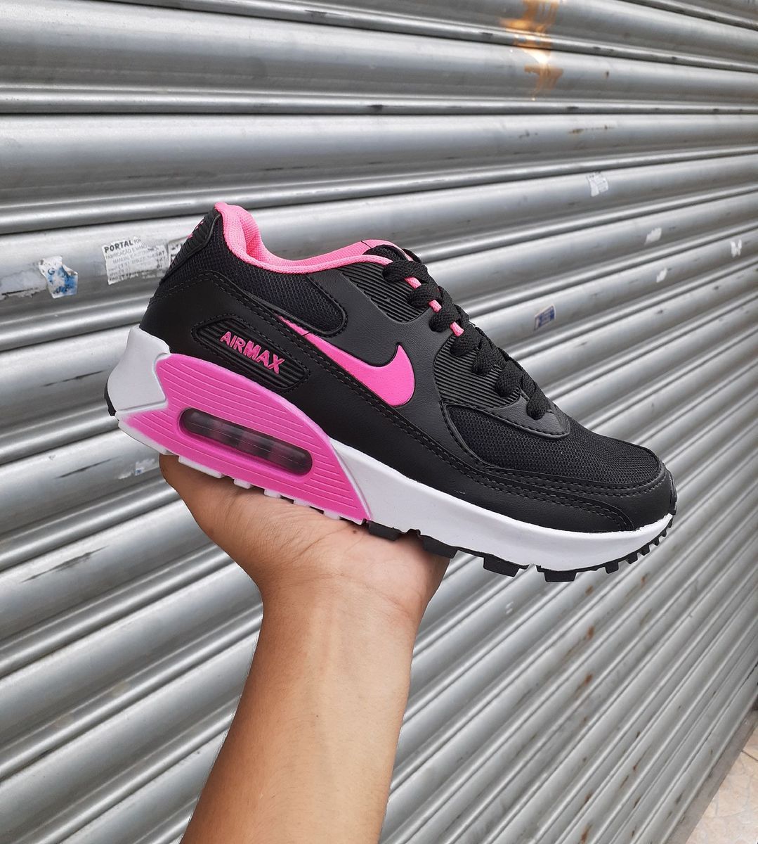 air max 90 preto e rosa air max 90 preto e rosa