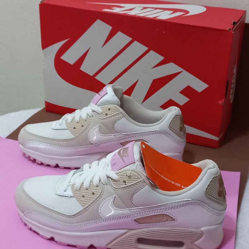 Air max 90 hotsell rosa e bege