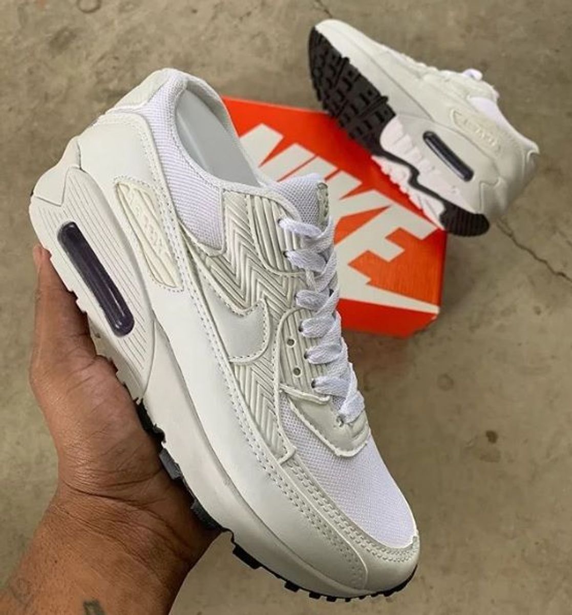 nike air todo branco