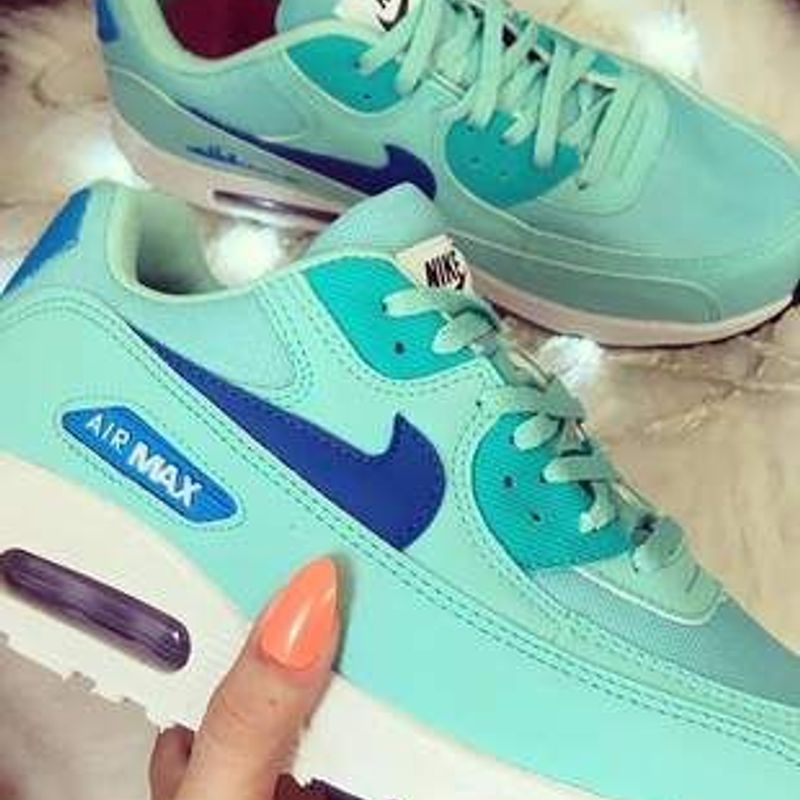 Nike air max 90 feminino store verde agua