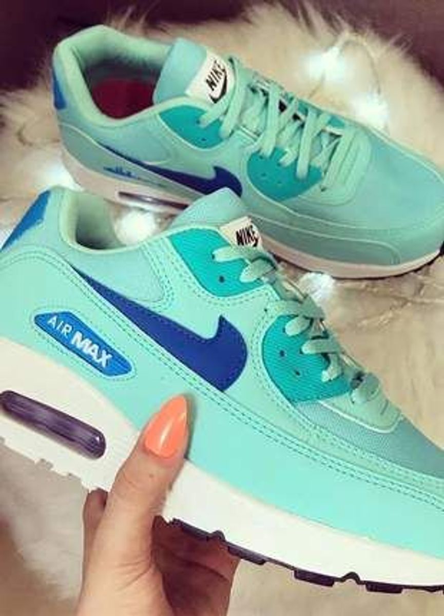 nike air max 90 feminino verde agua