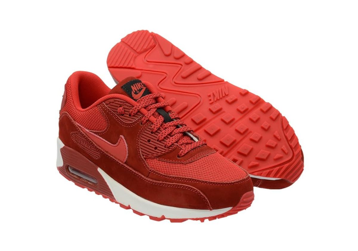 nike air max 90 vermelho preto e branco