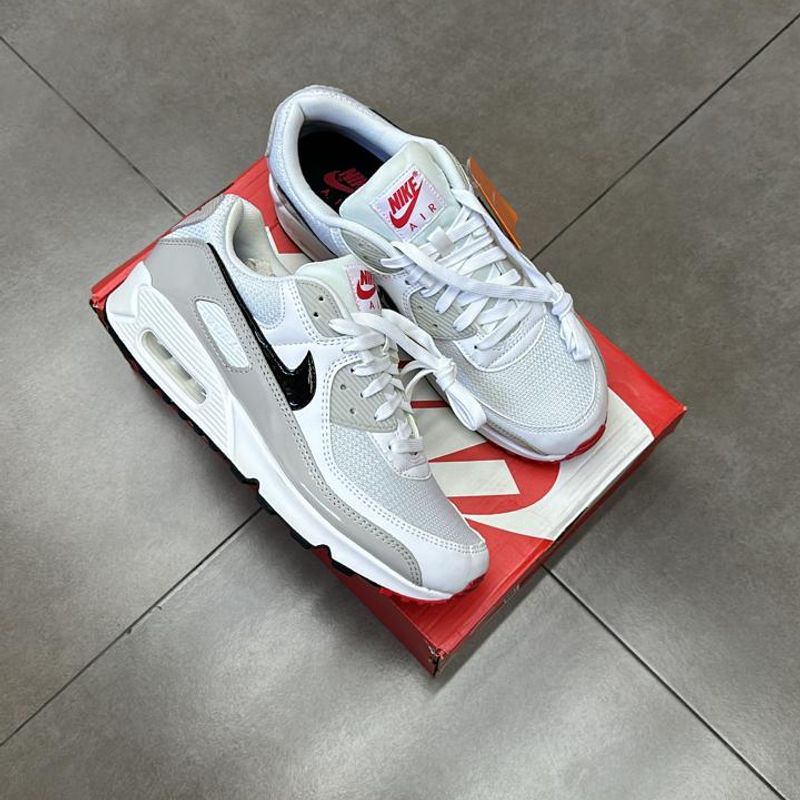 Tênis Nike Air Max 90 White Grey Red | Nike Nunca Usado 111118436