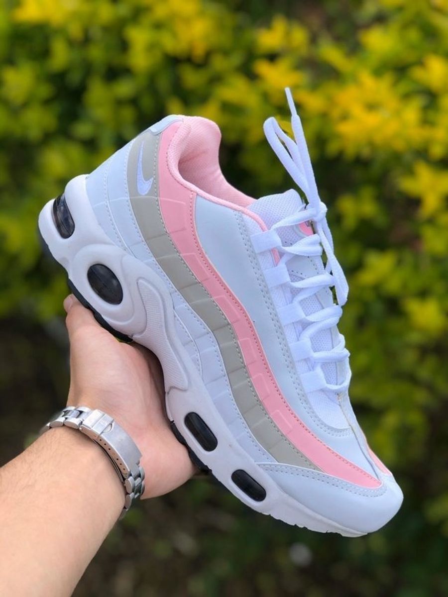 Tenis Nike Air Max 95 Branco com Rosa Promoação - Feminino a Pronta Entrega | Sapato Feminino Nike Nunca Usado 45618874 | enjoei Tenis Nike Air Max 95 Branco com Rosa Promoação - Feminino a Pronta Entrega | Sapato Feminino Nike Nunca Usado 45618874 | enjoei