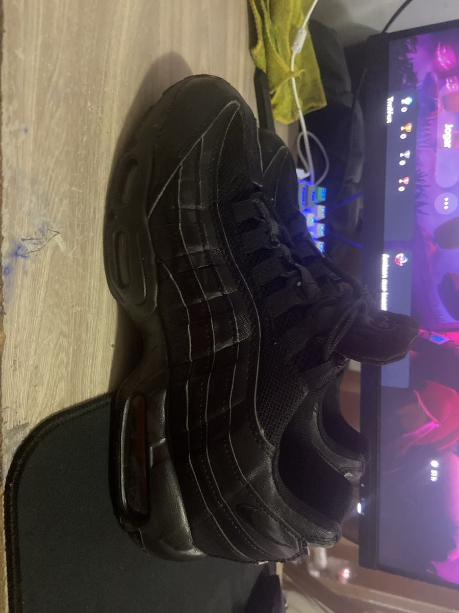 Tênis Nike Air Max 95 Triple Black 42 | Tênis Masculino Nike Usado ...