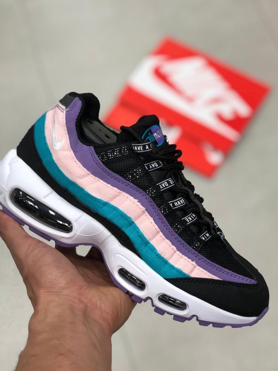 nike air max 95 feminino preto