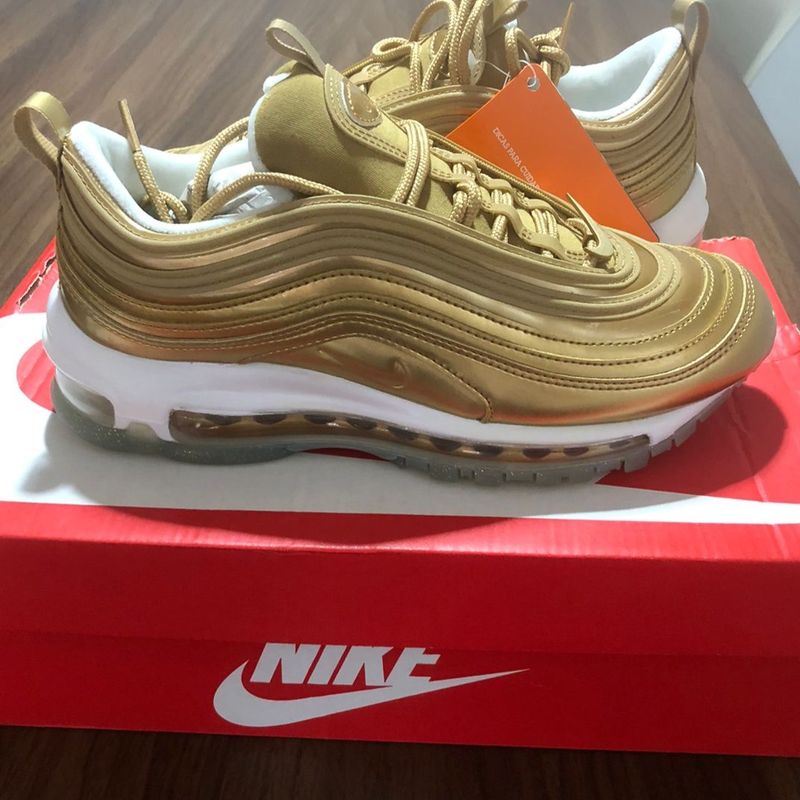 Air max 97 feminino hot sale dourado