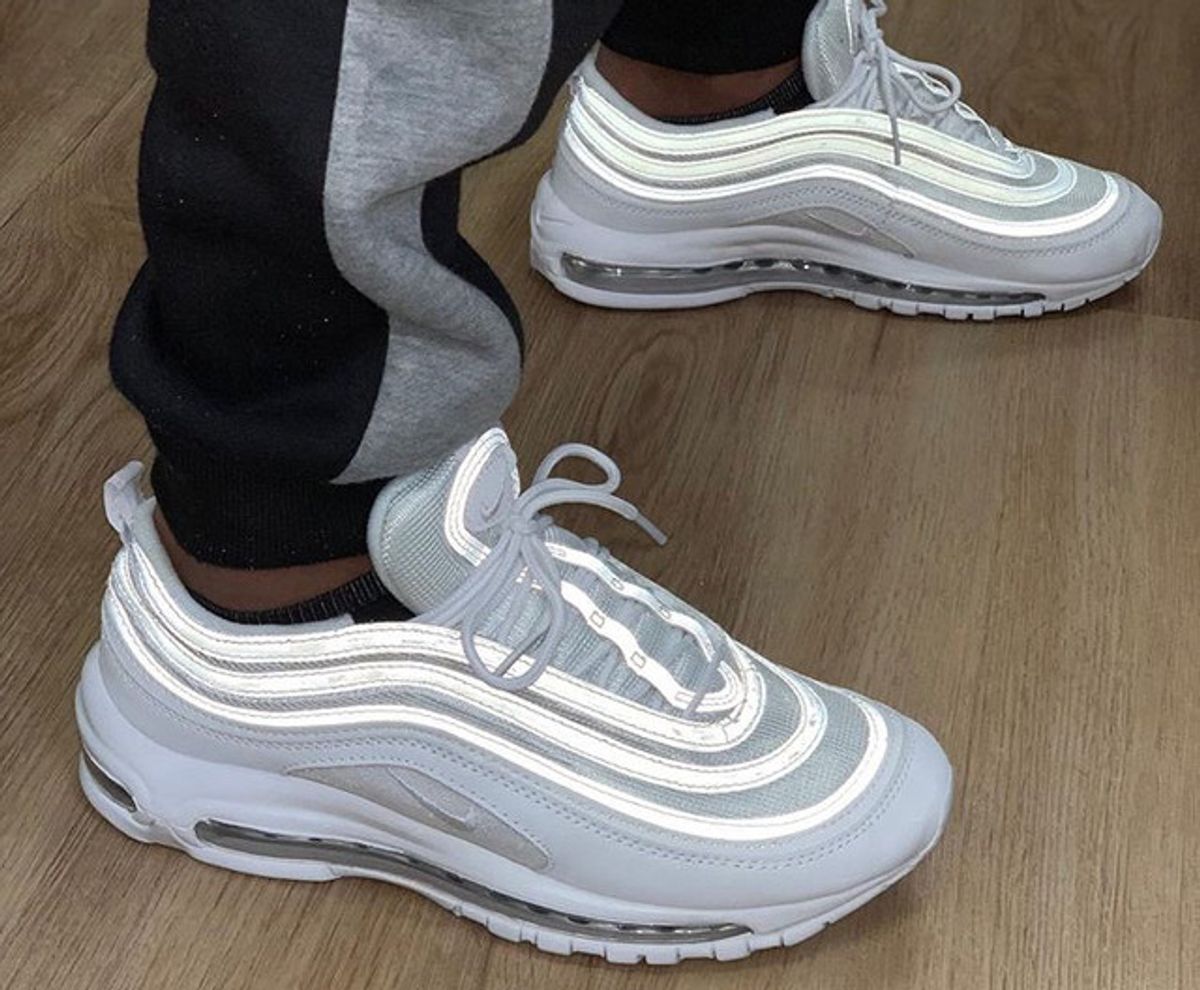 Tênis NIKE Air Max 97 Masculino - Branco Cinza Refletivo