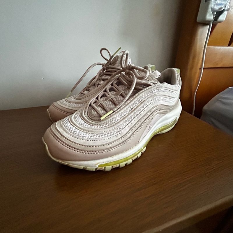 Tênis Nike Air Max 97 Rosa e Verde Tênis Feminino Nike Usado 110908489  enjoei