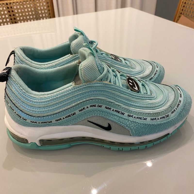 Tênis Nike Air Max 97 Verde Agua Nike Air Max 97 Nike Con Agua Del