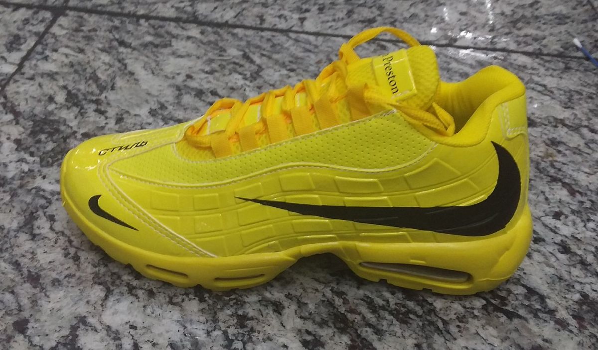 tenis nike amarelo masculino