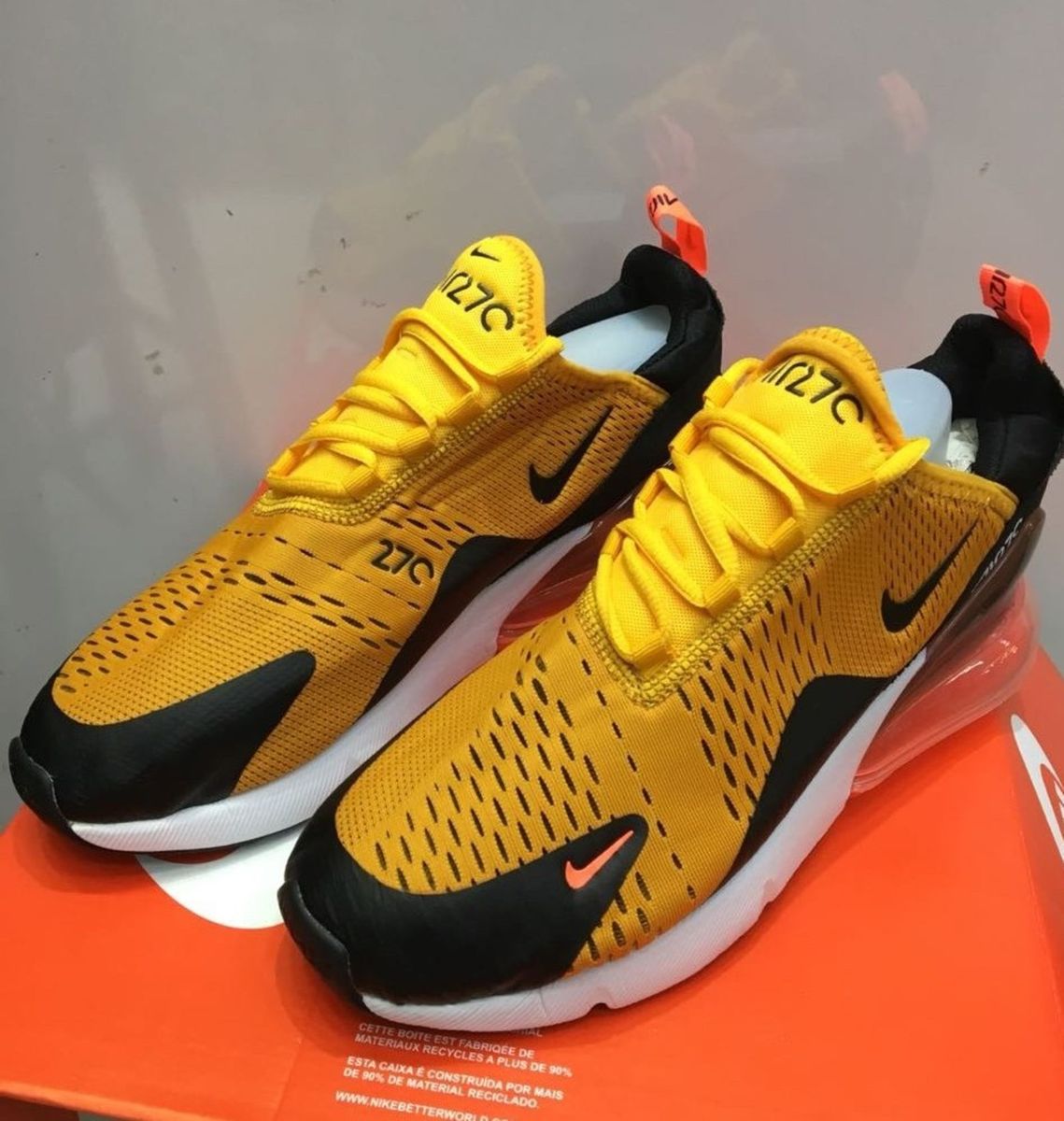 tenis nike amarelo