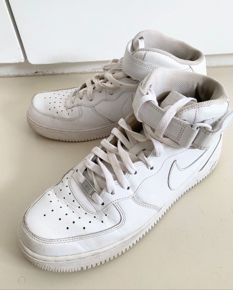 nike air cano alto branco