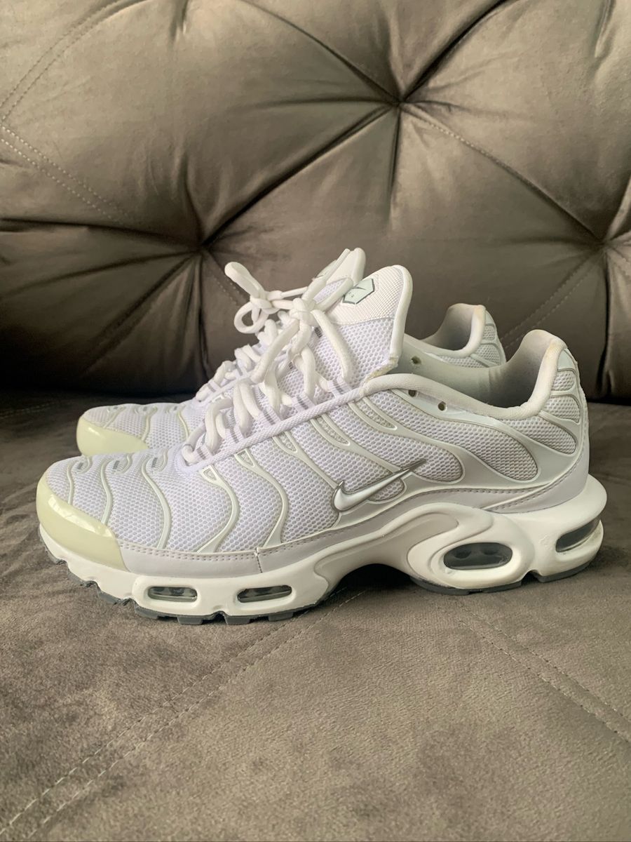 tenis nike air max plus tn branco tênis masculino nike usado 65148810