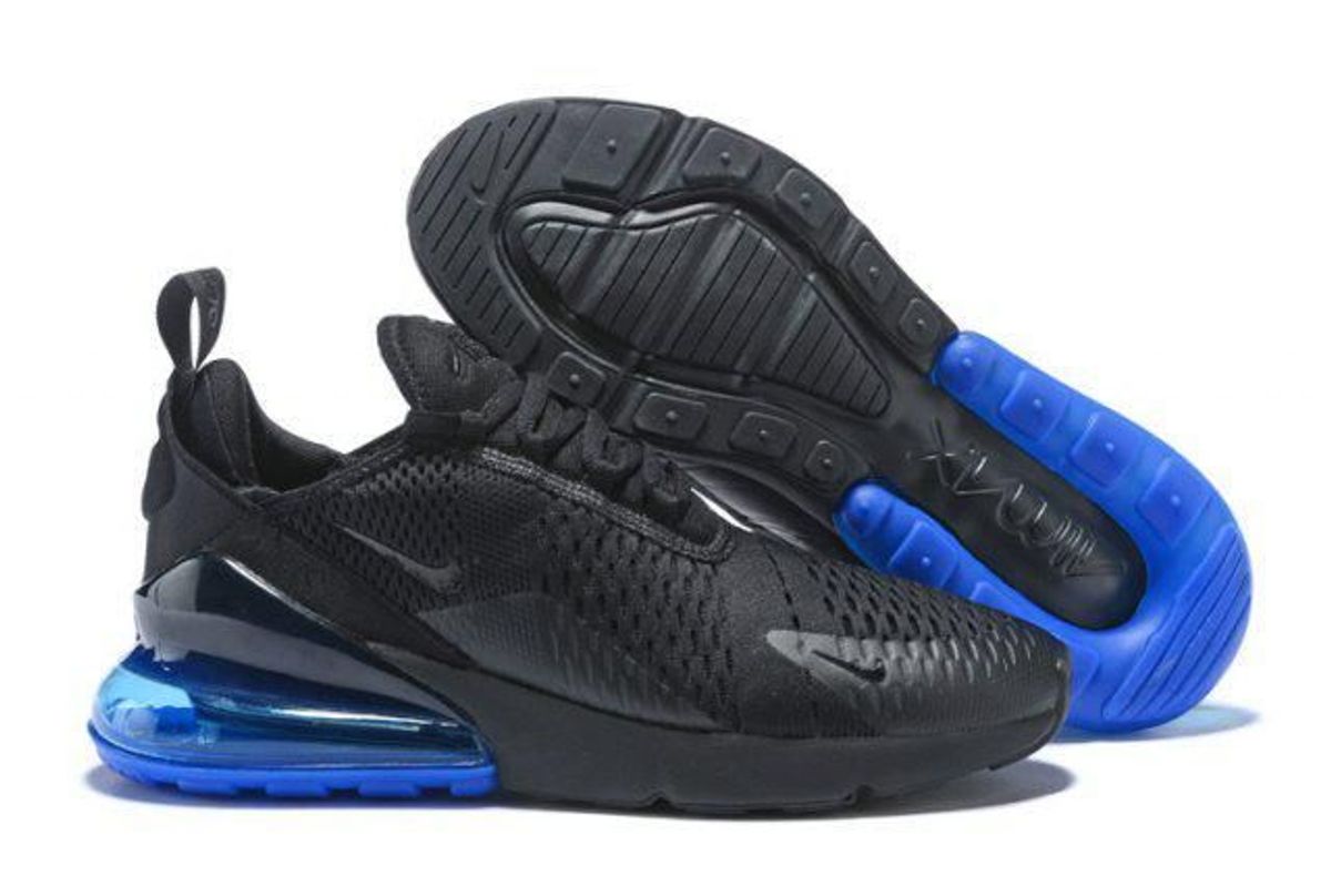 tenis nike azul com preto