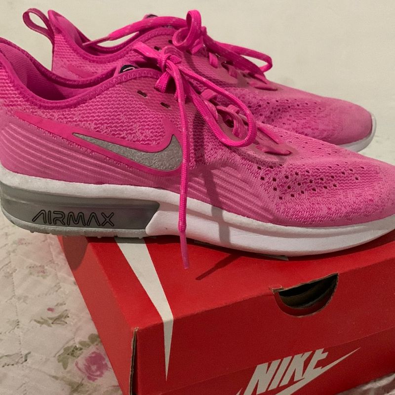 Tenis nike air max feminino rosa mercado clearance livre