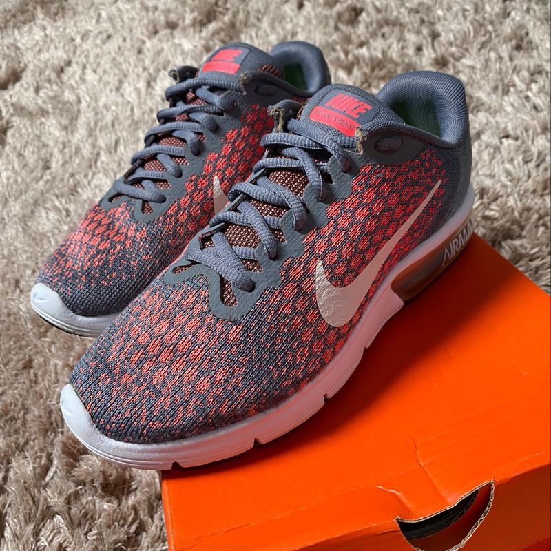 Tênis nike air cheap max sequent 2 cinza