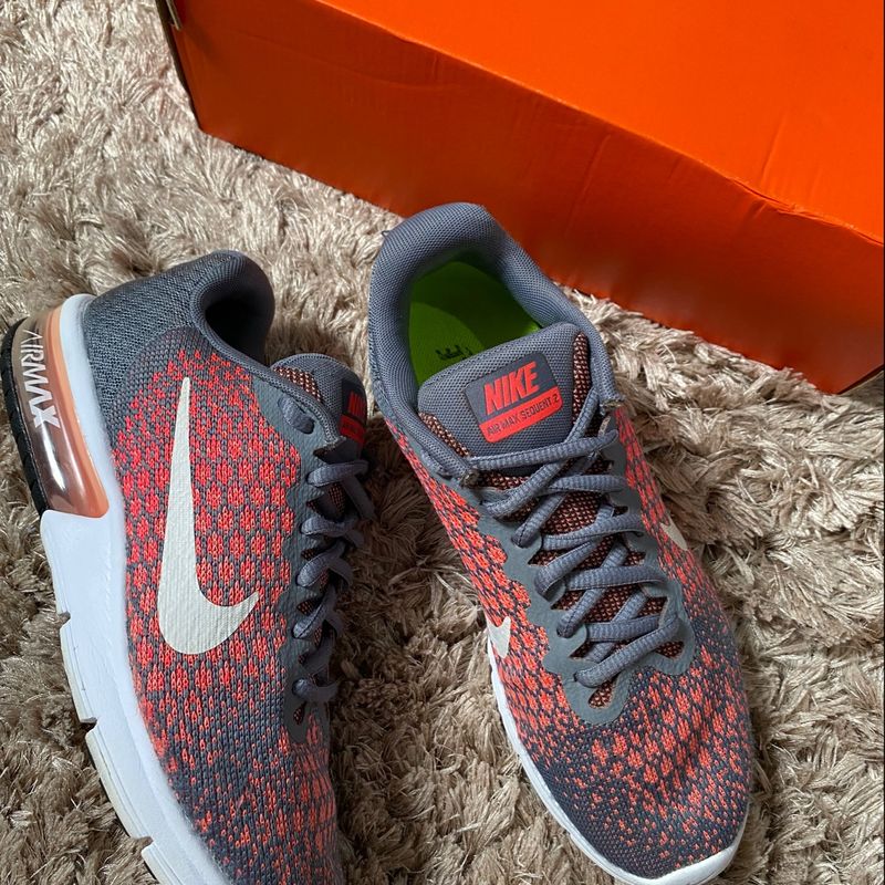 Tênis nike air clearance max sequent 2 cinza