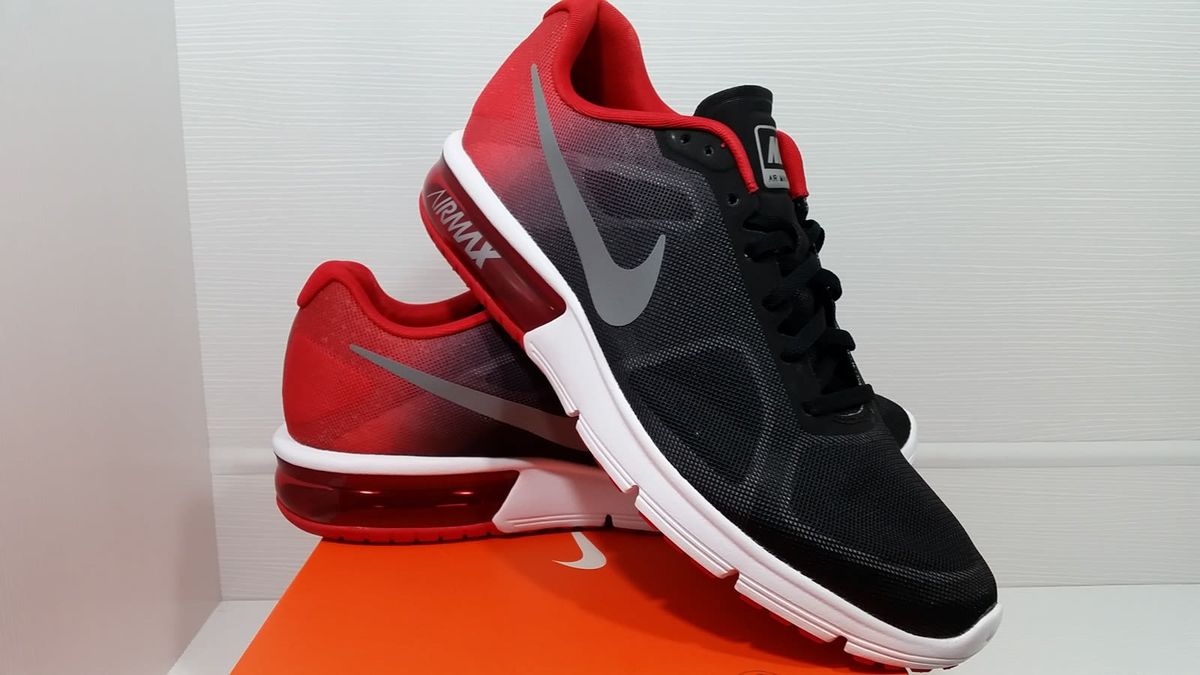 air max sequent vermelho