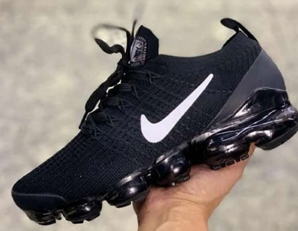 tenis nike air max preto e verde