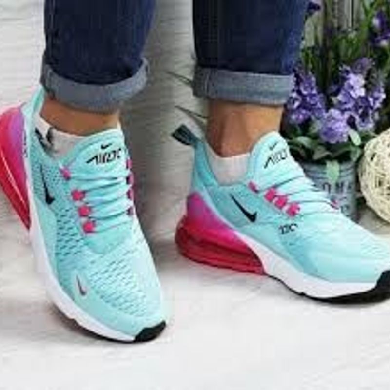 Tenis Nike Air Max Verde e Rosa 37 Tenis Feminino Nike Nunca Usado 41024623 enjoei