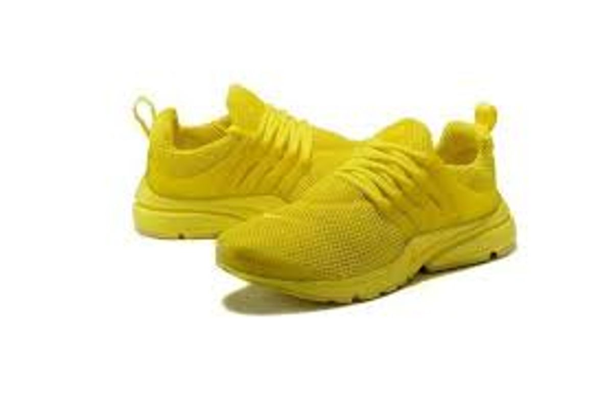 nike air presto feminino amarelo