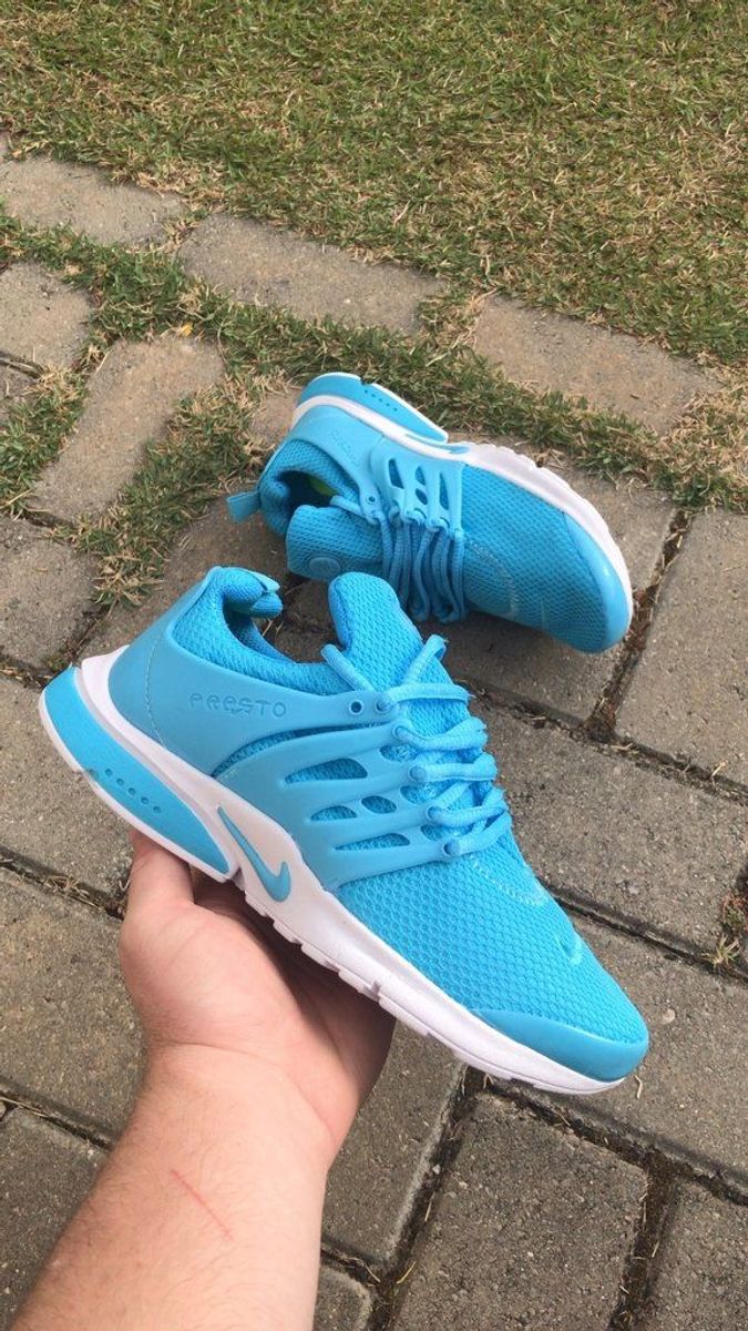 tenis nike air presto azul