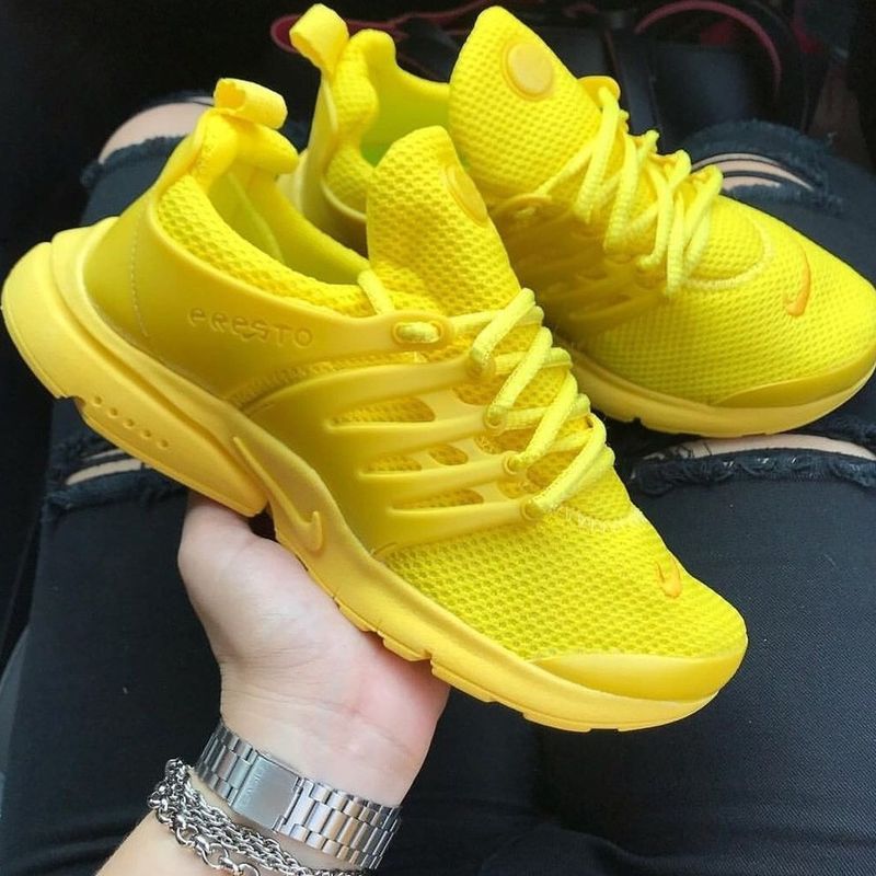 Nike presto store womens yellow