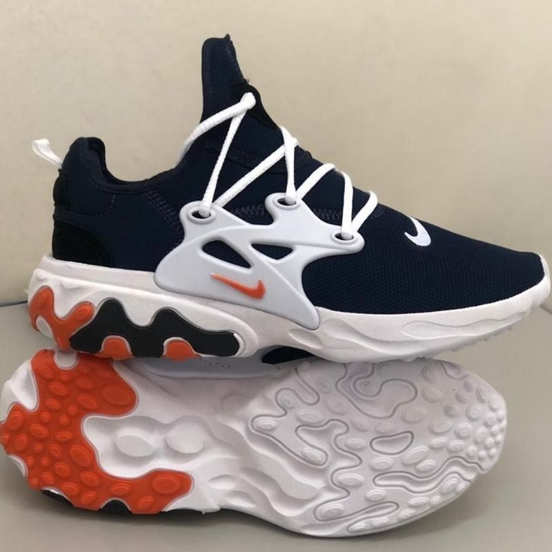 Nike react presto store blue and white