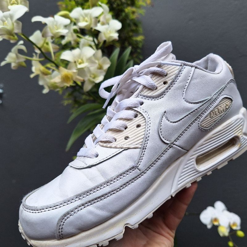 Tenis nike clearance couro branco