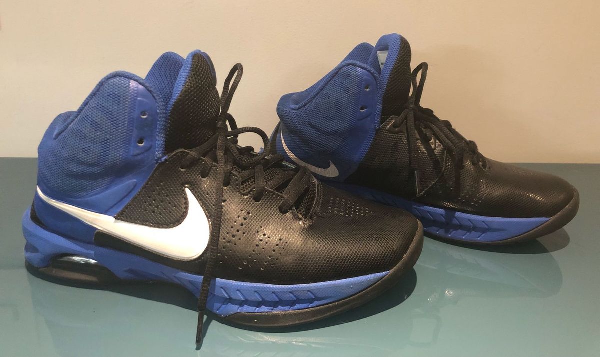 tenis nike masculino azul e preto