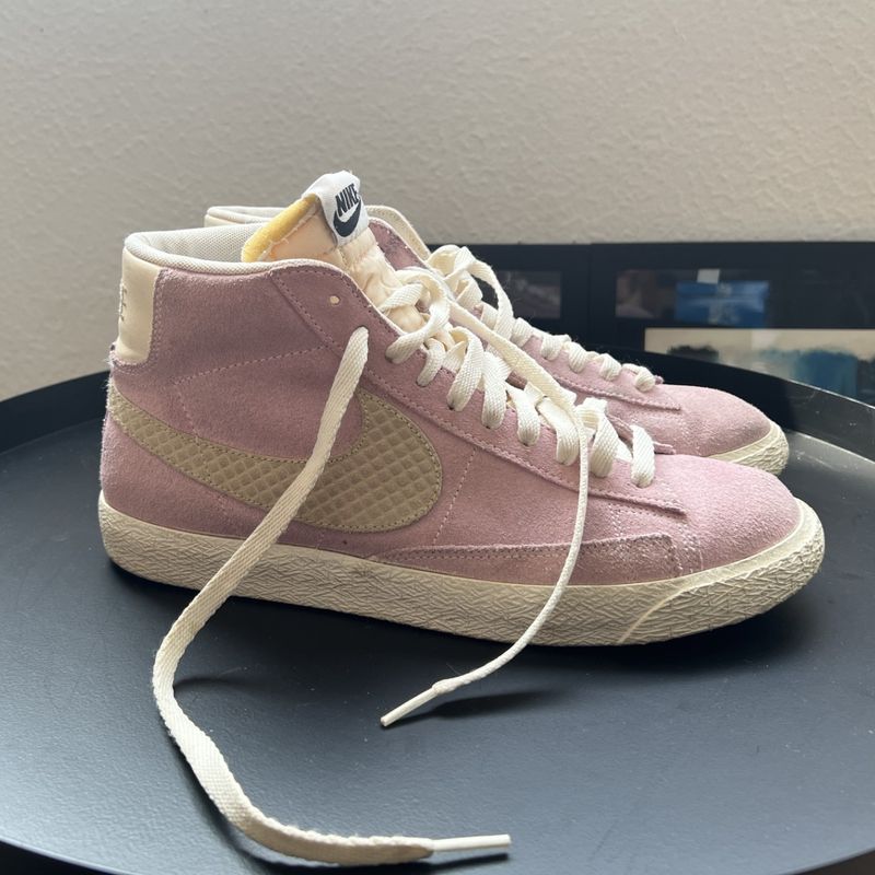 Tenis Nike Blazer Mid Prm Vntg Prism Pink Nike Usado 94412628 enjoei