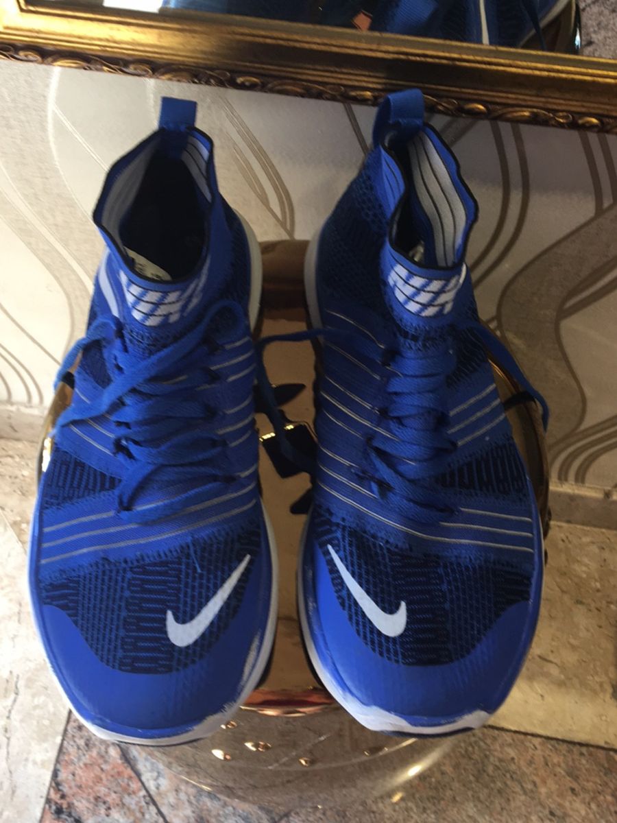 tenis nike cano alto azul