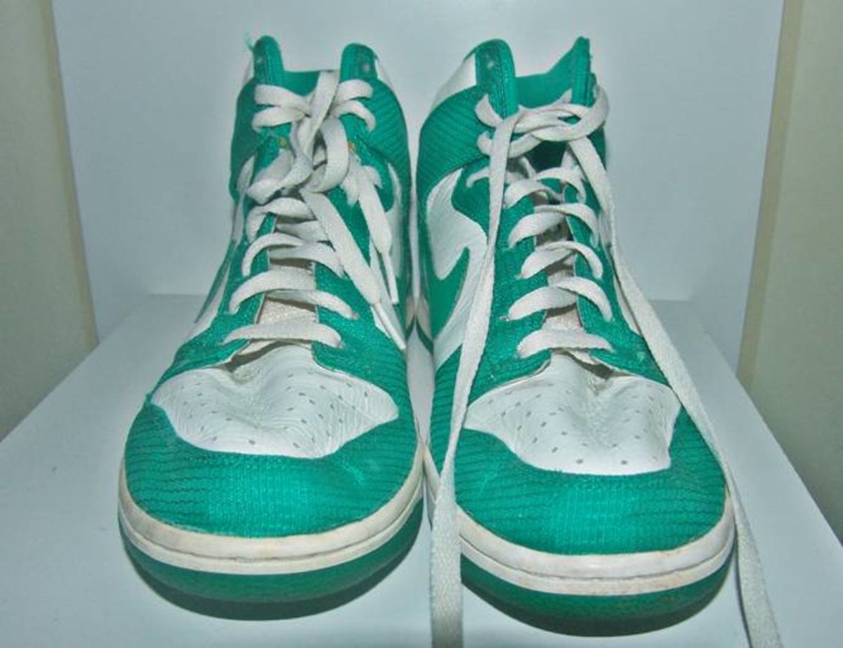 Nike cano hot sale alto verde