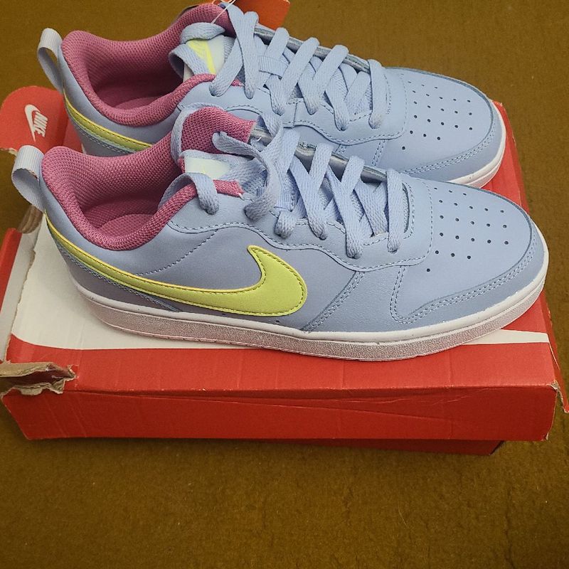 Tênis nike court store borough low feminino