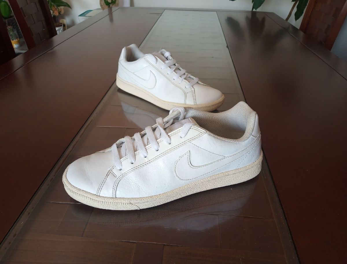 Nike court sale majestic white