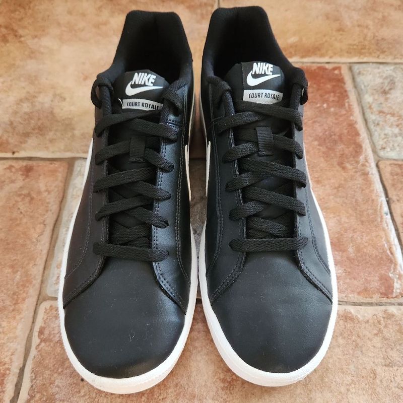 Tênis Nike Court Royale de Couro Preto Tênis Masculino Nike