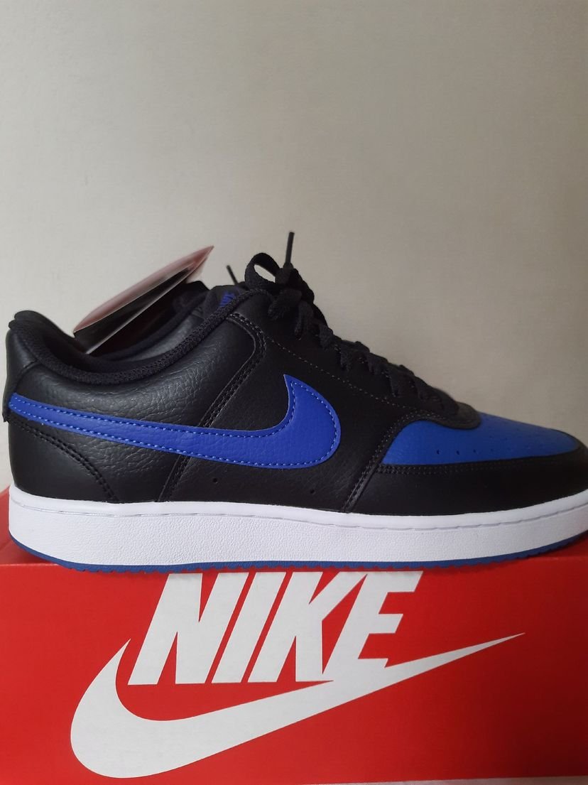 blue nike court vision low