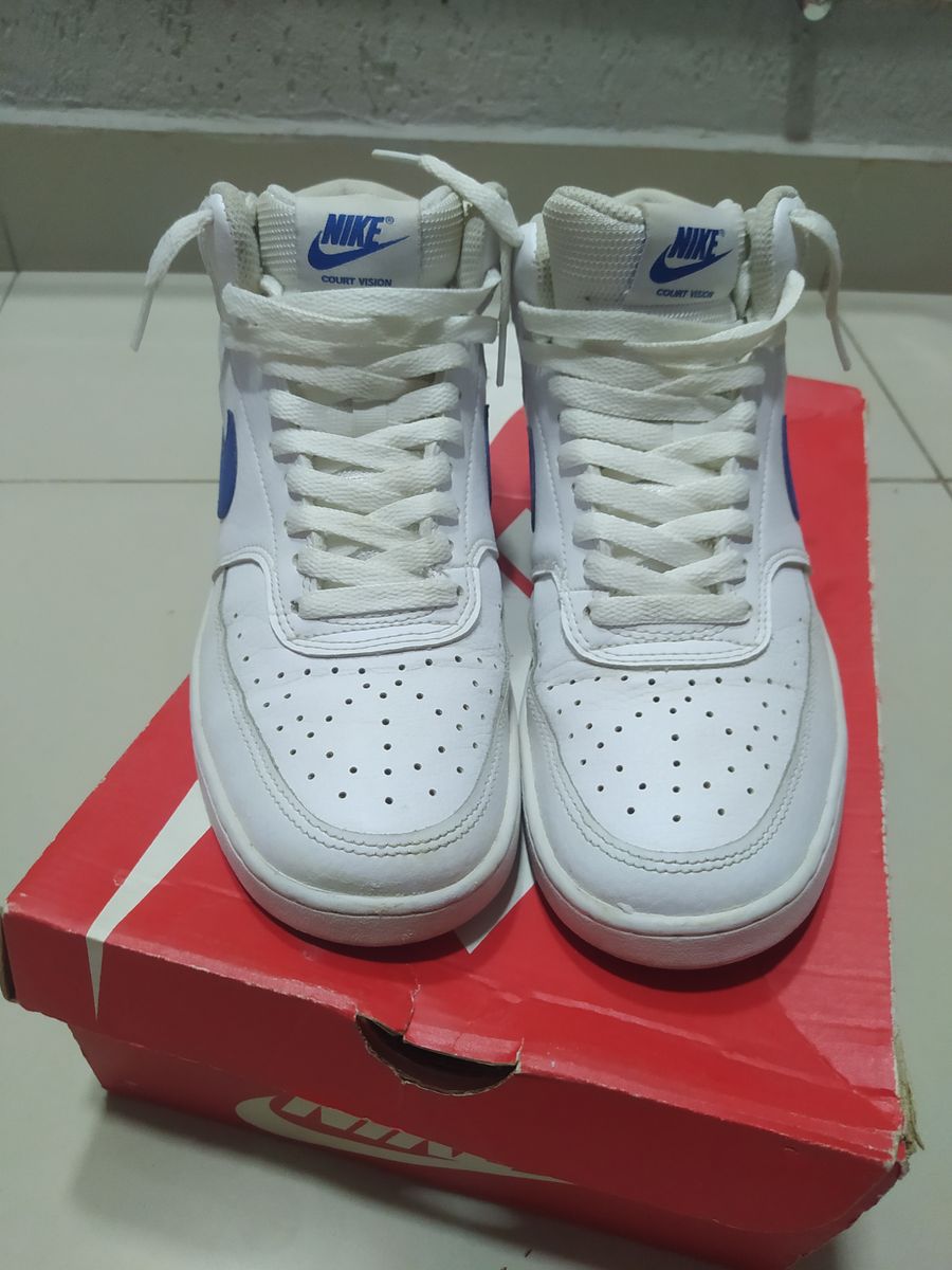 Tênis Nike Court Vison Mid Branco Original Tênis Masculino Nike Usado