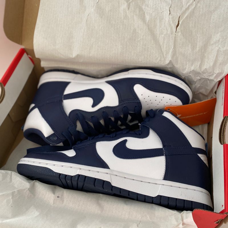 楽天市場】NIKE DUNK HI RETRO white/midnight navy dd1399-104