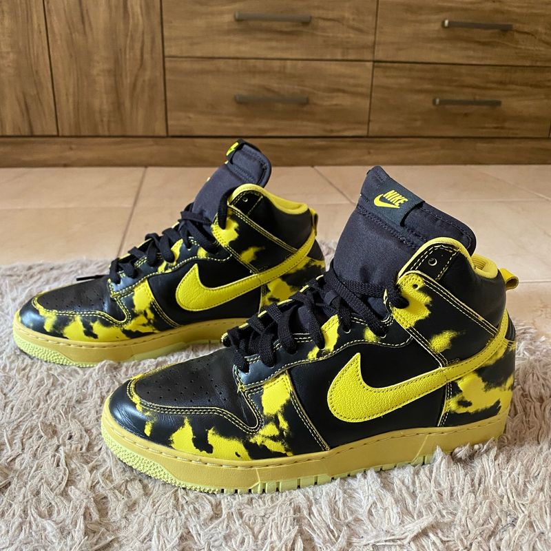 Tênis Nike Dunk High 1985 - Yellow Acid Wash | Tênis Masculino