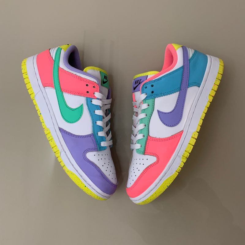 T nis Nike Dunk Low Easter Candy T nis Feminino Nike Usado