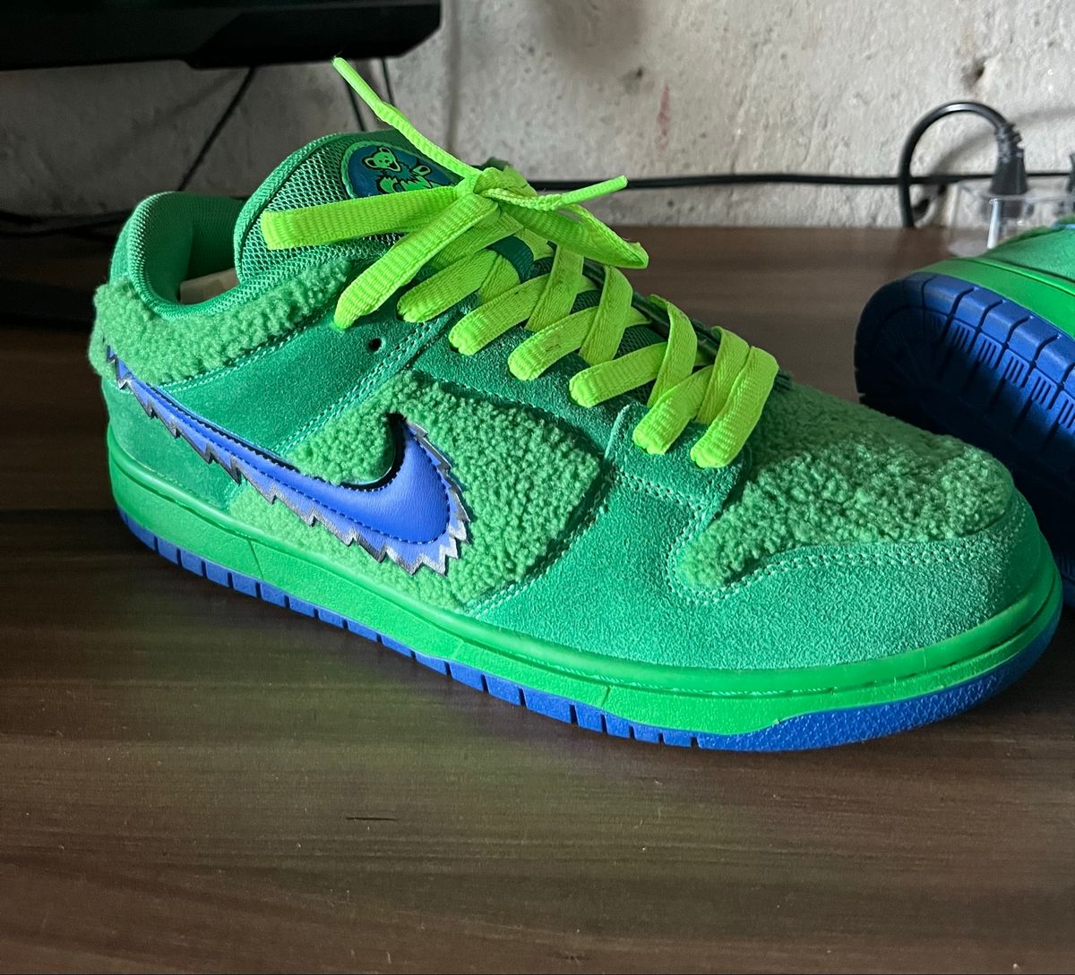 Tênis Nike Dunk Low Pro X Grateful Dead Green Bear | Nike Nunca