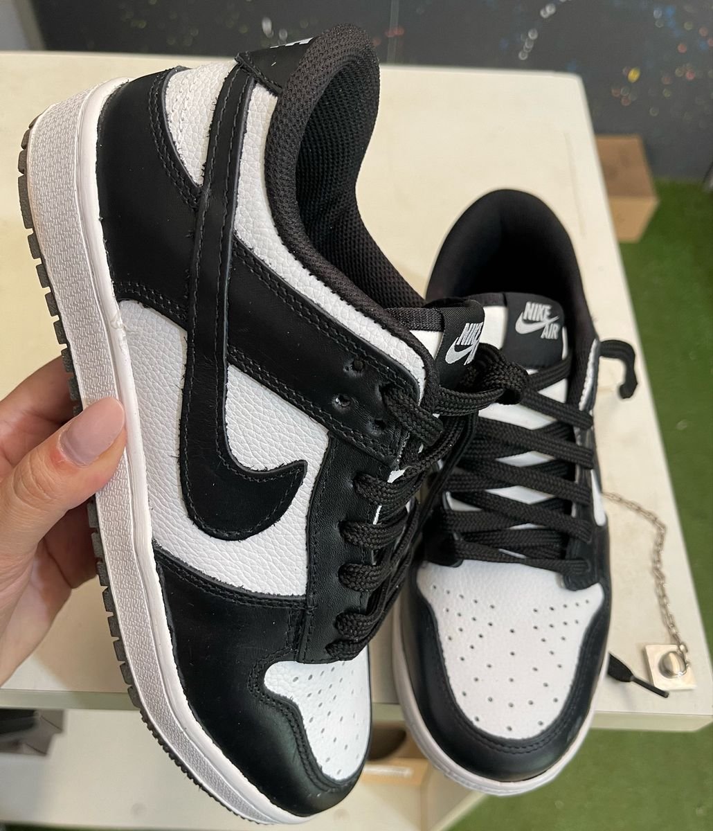 tenis nike dunk feminino preto e branco