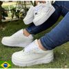 tenis nike feminino branco air force - tênis nike