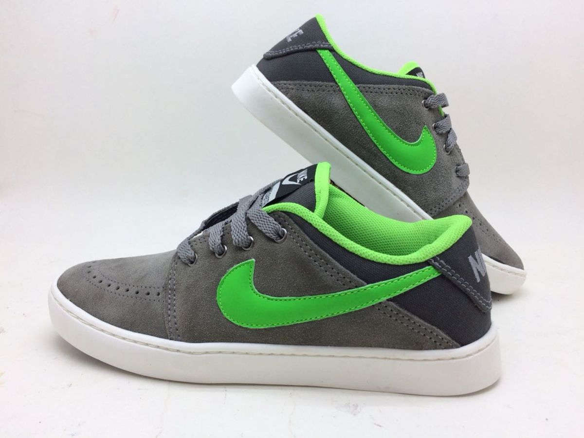 tenis nike verde limão feminino