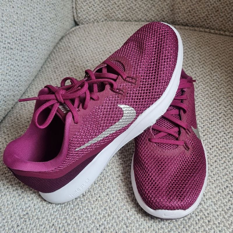 Nike Running Tenis Nike Cor Vinho Feminino Tênis Nike Flex Tr7