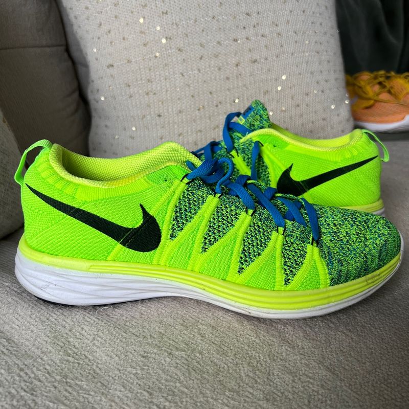 Nike flyknit lunar clearance 2 azul